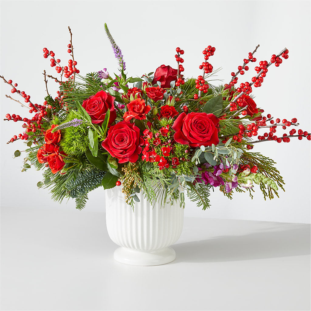 Big Red Bow Bouquet – Star Market, West Bridgewater MA