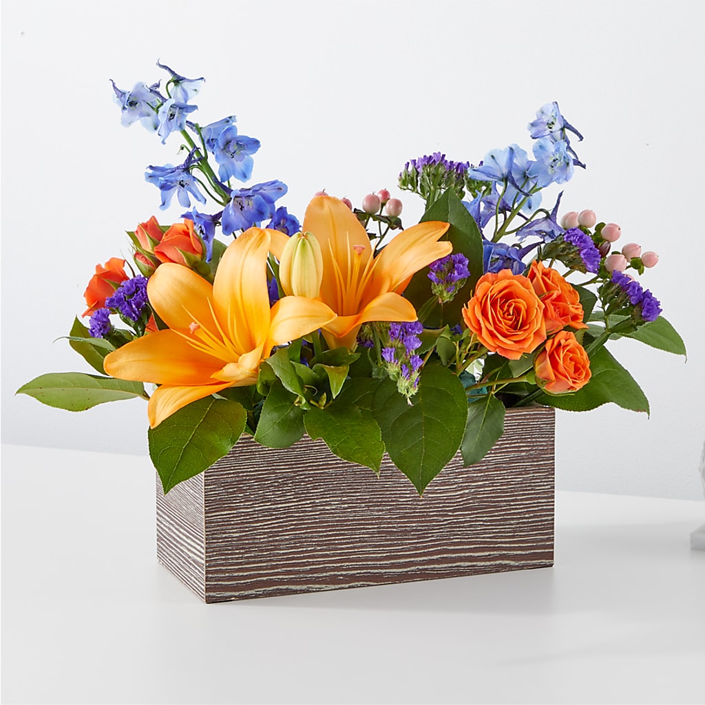 Radiant Citrus Box Bouquet – Star Market, West Bridgewater MA
