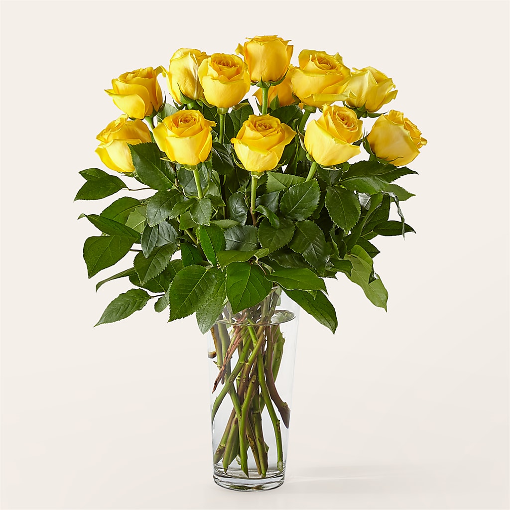 Long Stem Yellow Rose Bouquet – Star Market, West Bridgewater MA