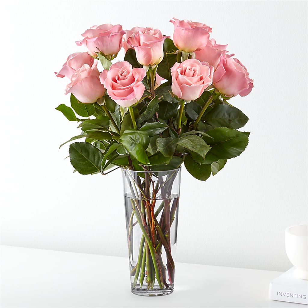 Long Stem Pink Rose Bouquet – Star Market, West Bridgewater MA