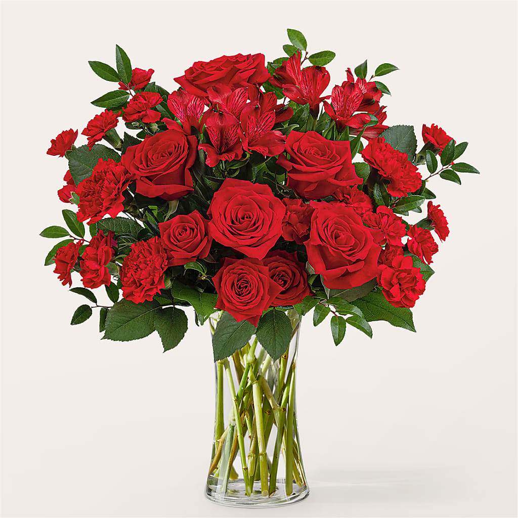 Brilliant Ruby Bouquet – Star Market, West Bridgewater MA