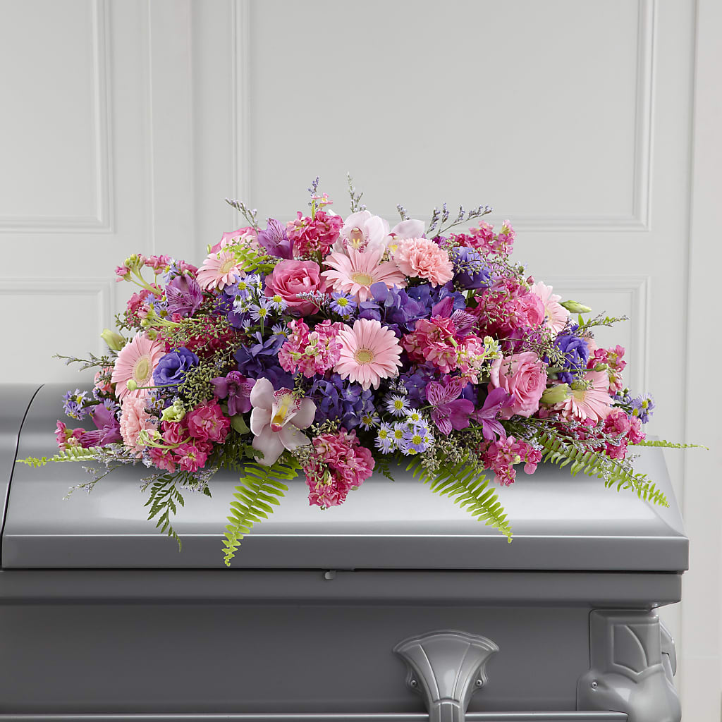 Glorious Garden Casket Spray – Star Market, West Bridgewater MA