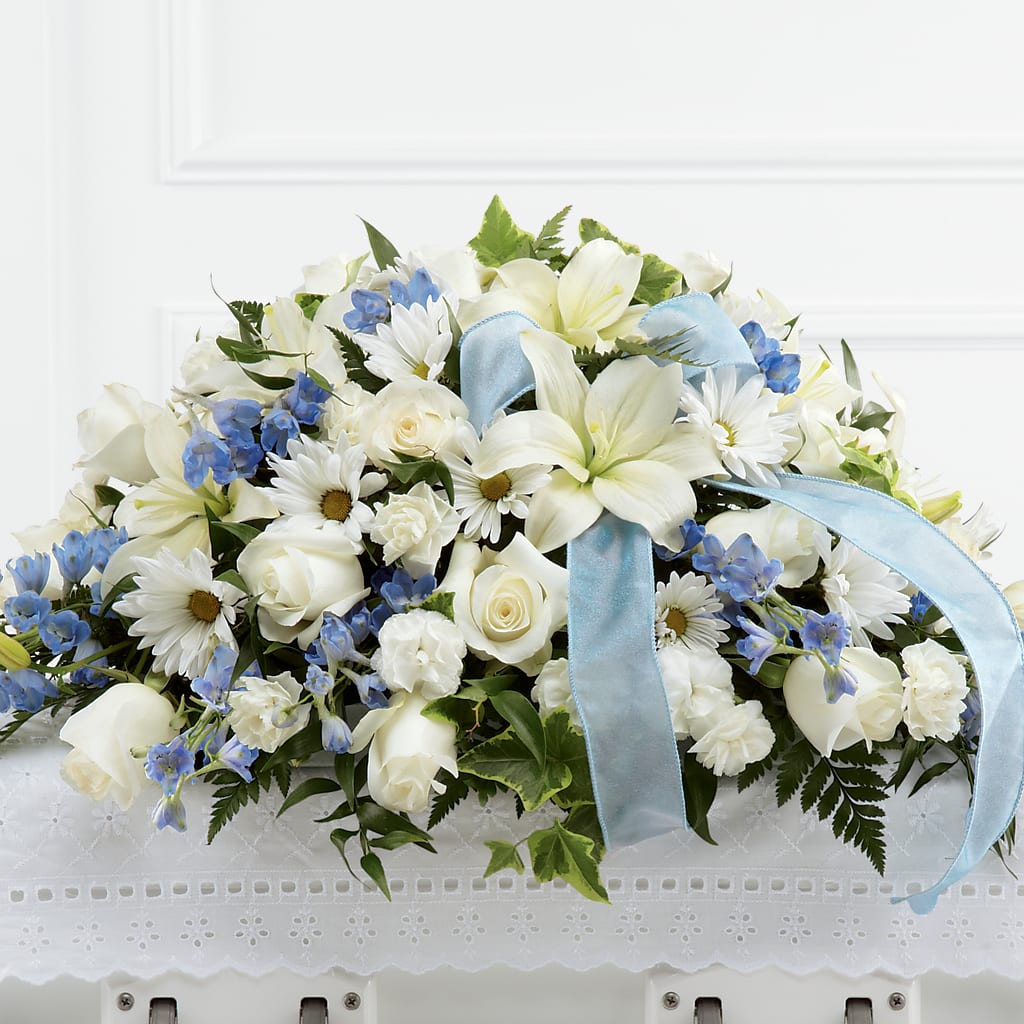 Tender Treasure Casket Spray – Star Market, West Bridgewater MA