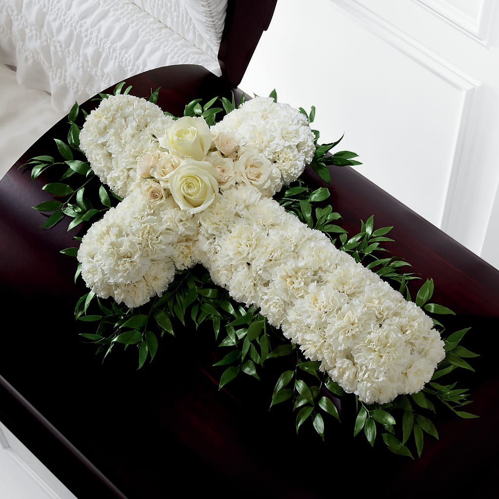 Peaceful Memories Casket Spray (Standard) – Star Market, West Bridgewater MA