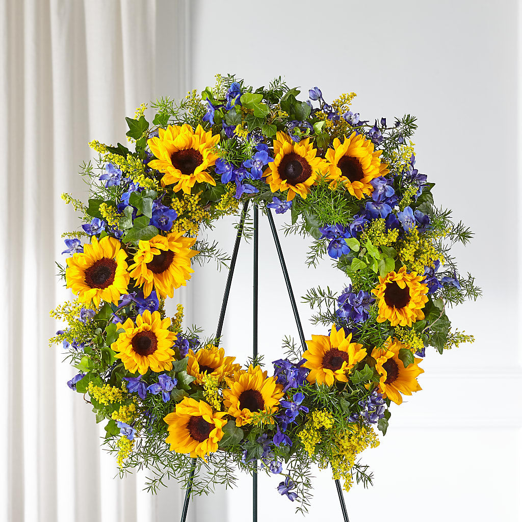 Bright Rays Wreath – Star Market, West Bridgewater MA