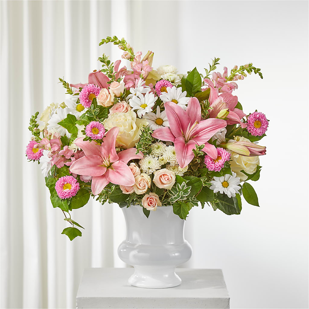 Empathetic Blooms Urn Arrangement – Star Market, West Bridgewater MA