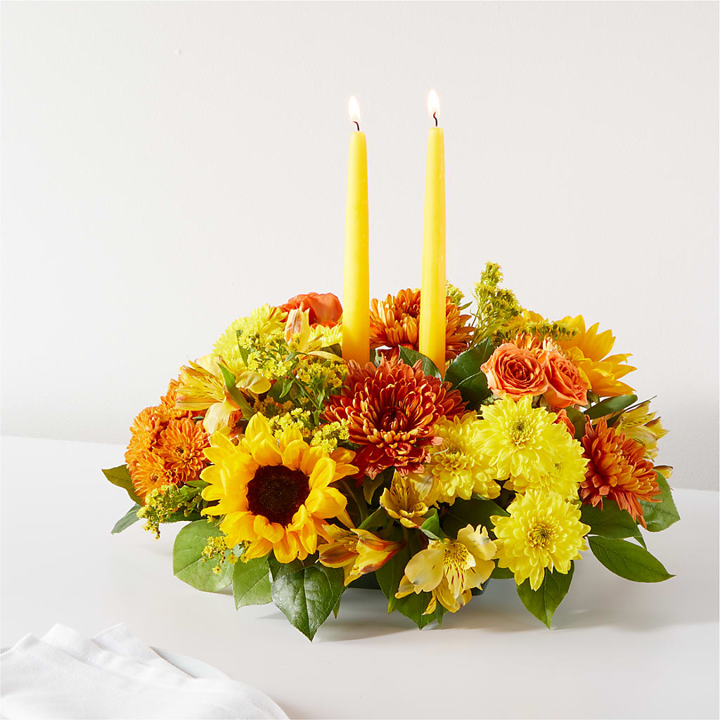 Autumn Harmony Centerpiece – Star Market, West Bridgewater MA