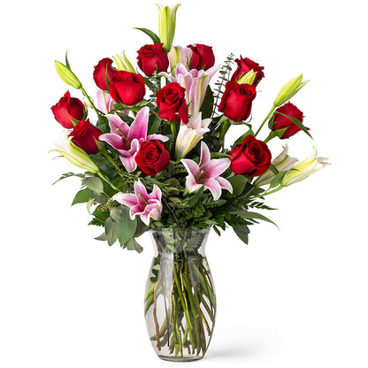 Premium Unforgettable Rose Lilly Red –  Star Market, West Bridgewater MA