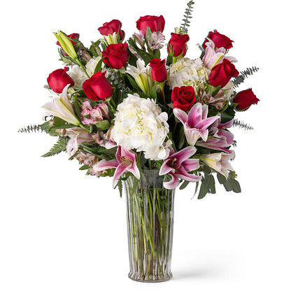 Lux Unforgettable Red Arrangement –  Star Market, West Bridgewater MA