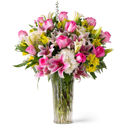 Lux Unforgettable Pink Arrangement –  Star Market, West Bridgewater MA