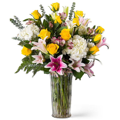 Lux Unforgettable Yellow Arrangement –  Star Market, West Bridgewater MA
