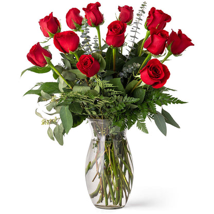 Unforgettable Dozen Rose Red –  Star Market, West Bridgewater MA