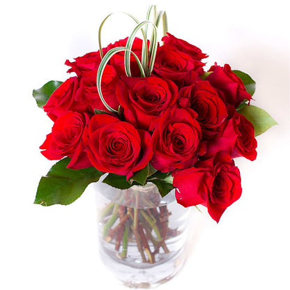 Chic Rose Arrangement Red –  Star Market, West Bridgewater MA