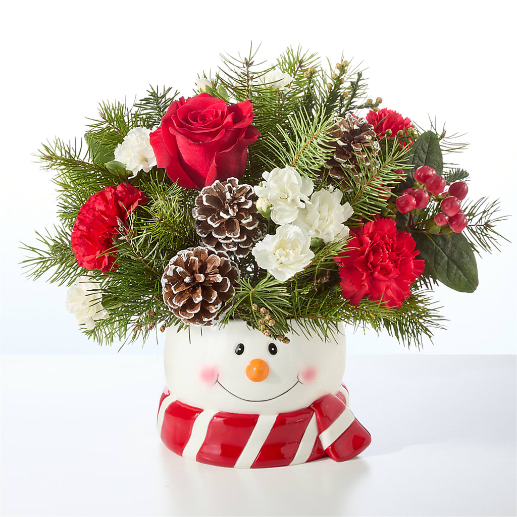 Jolly Snowman Bouquet –  Star Market, West Bridgewater MA