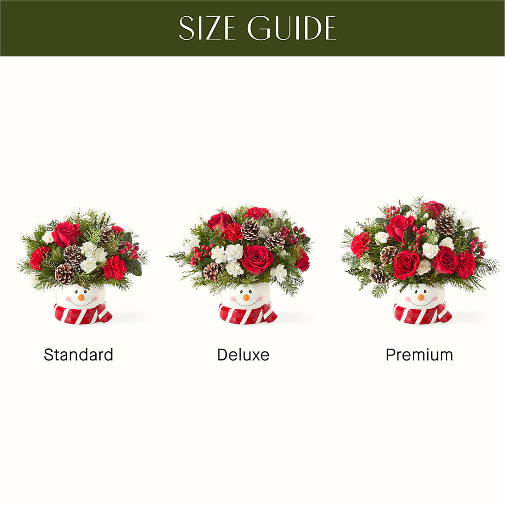 Jolly Snowman Bouquet –  Star Market, West Bridgewater MA