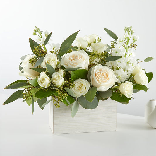 Fresh Linen Box Bouquet –  Star Market, West Bridgewater MA