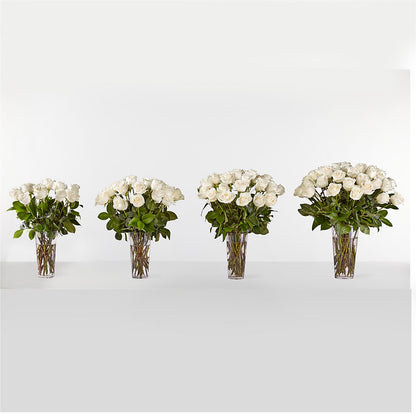 Long Stem White Rose Bouquet –  Star Market, West Bridgewater MA