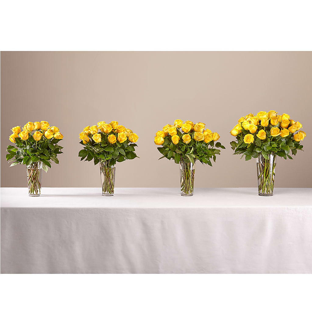 Long Stem Yellow Rose Bouquet –  Star Market, West Bridgewater MA