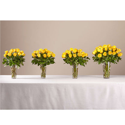 Long Stem Yellow Rose Bouquet –  Star Market, West Bridgewater MA