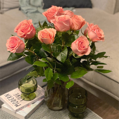 Long Stem Pink Rose Bouquet –  Star Market, West Bridgewater MA