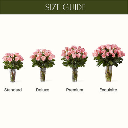 Long Stem Pink Rose Bouquet –  Star Market, West Bridgewater MA