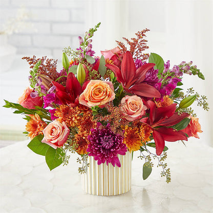Burgundy Landscape Bouquet –  Star Market, West Bridgewater MA
