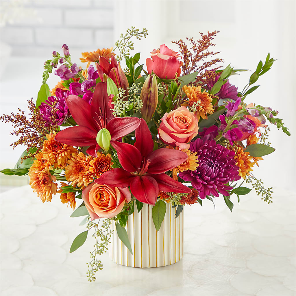 Burgundy Landscape Bouquet –  Star Market, West Bridgewater MA