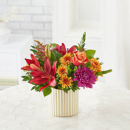 Burgundy Landscape Bouquet –  Star Market, West Bridgewater MA
