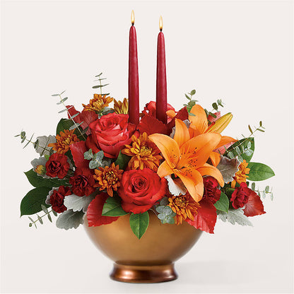 Fruits of Fall Centerpiece –  Star Market, West Bridgewater MA