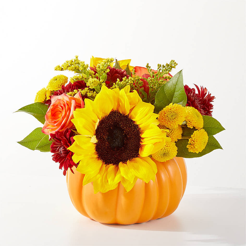 Golden Gourd Pumpkin Bouquet –  Star Market, West Bridgewater MA