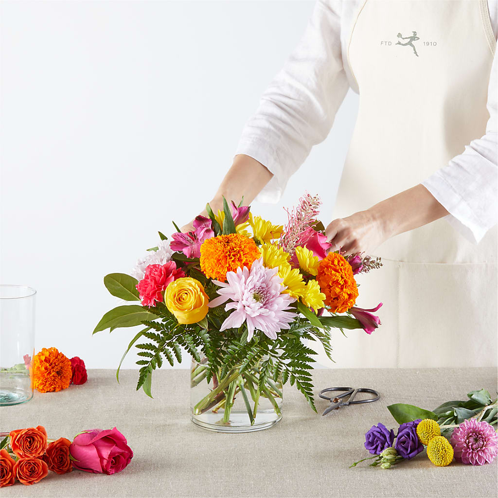 Feast of Color – A Florist Original –  Star Market, West Bridgewater MA