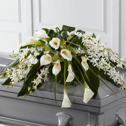 Angel Wings Casket Spray –  Star Market, West Bridgewater MA