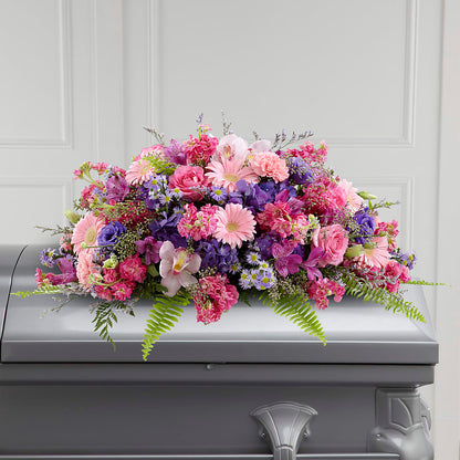Glorious Garden Casket Spray –  Star Market, West Bridgewater MA