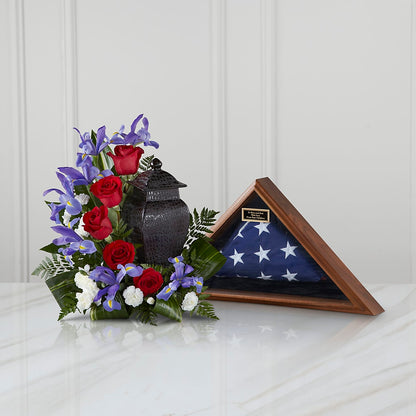 Patriotic Tribute Arrangement –  Star Market, West Bridgewater MA