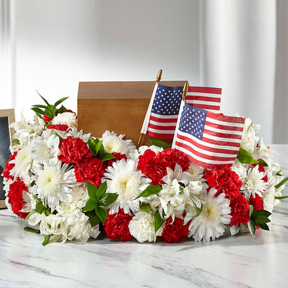 Spirit of Patriotism Cremation Adornment –  Star Market, West Bridgewater MA