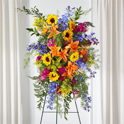 Sunlit Memories Standing Spray (Standard) –  Star Market, West Bridgewater MA