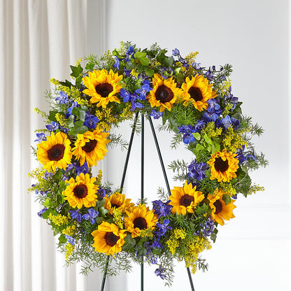 Bright Rays Wreath –  Star Market, West Bridgewater MA
