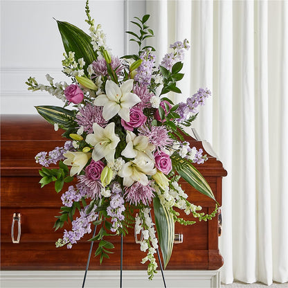Grateful Hearts Standing Spray –  Star Market, West Bridgewater MA