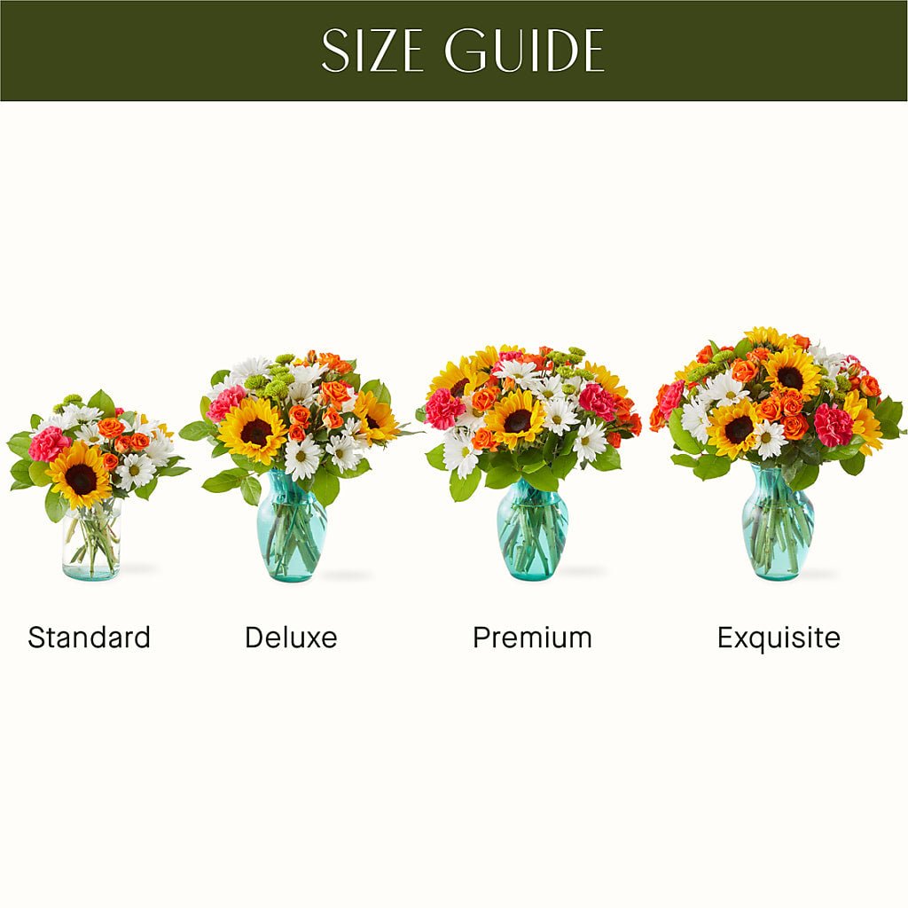 Sun-drenched Blooms Bouquet –  Star Market, West Bridgewater MA