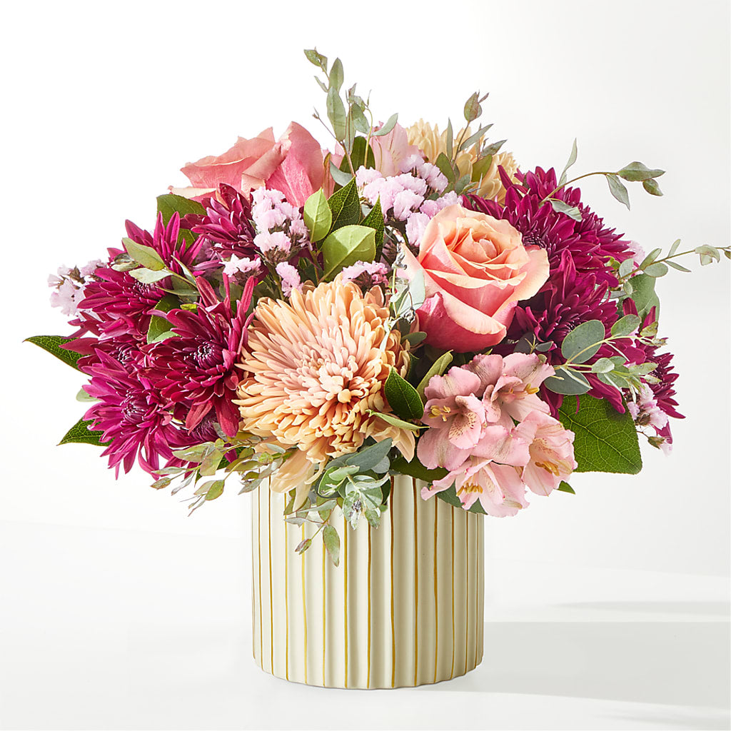 Berry Cobbler Bouquet with Ivory Vase –  Star Market, West Bridgewater MA