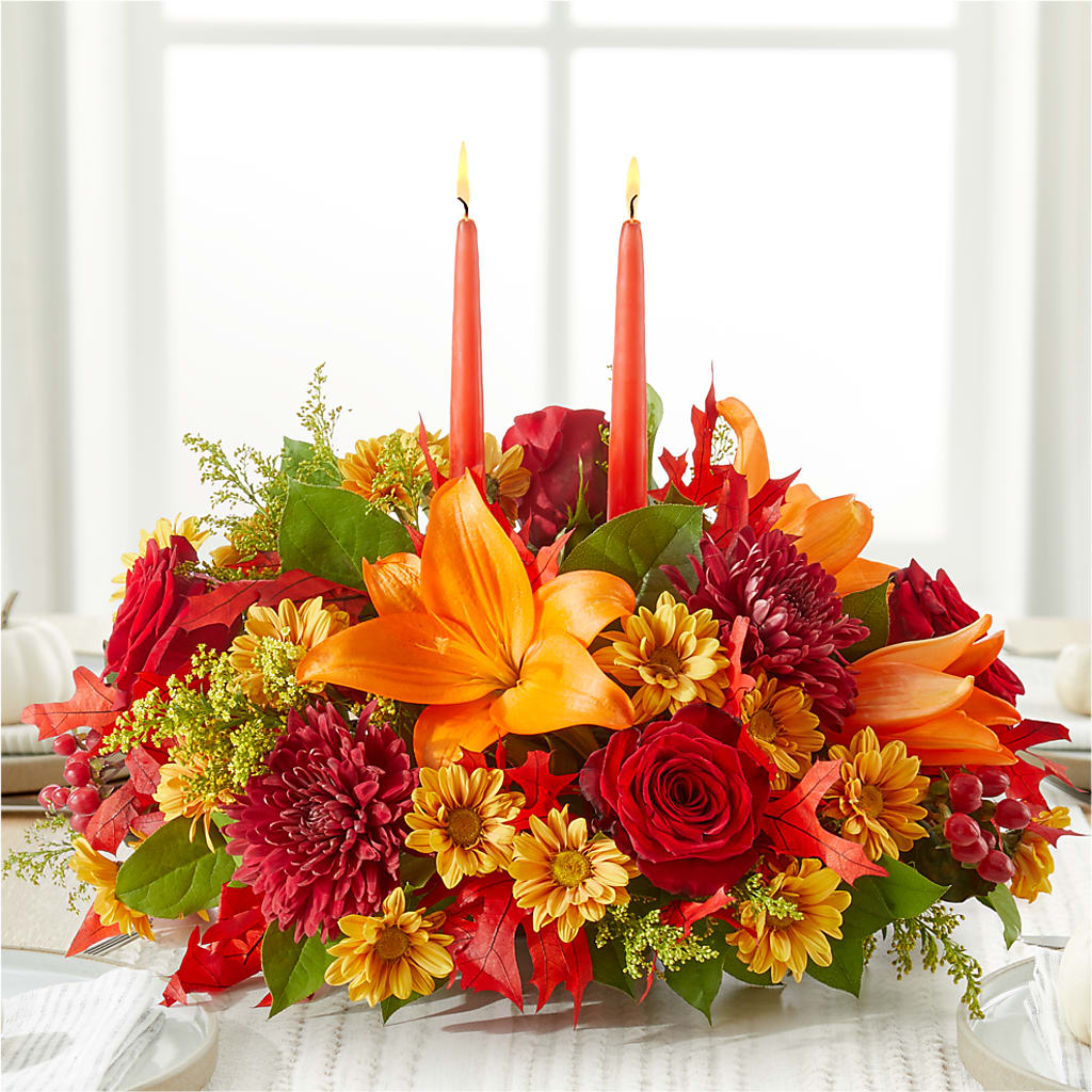 Autumn's Embrace Centerpiece –  Star Market, West Bridgewater MA
