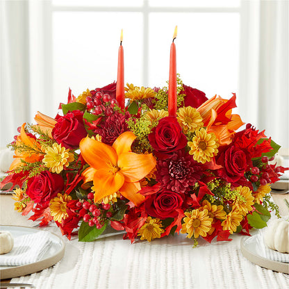 Autumn's Embrace Centerpiece –  Star Market, West Bridgewater MA