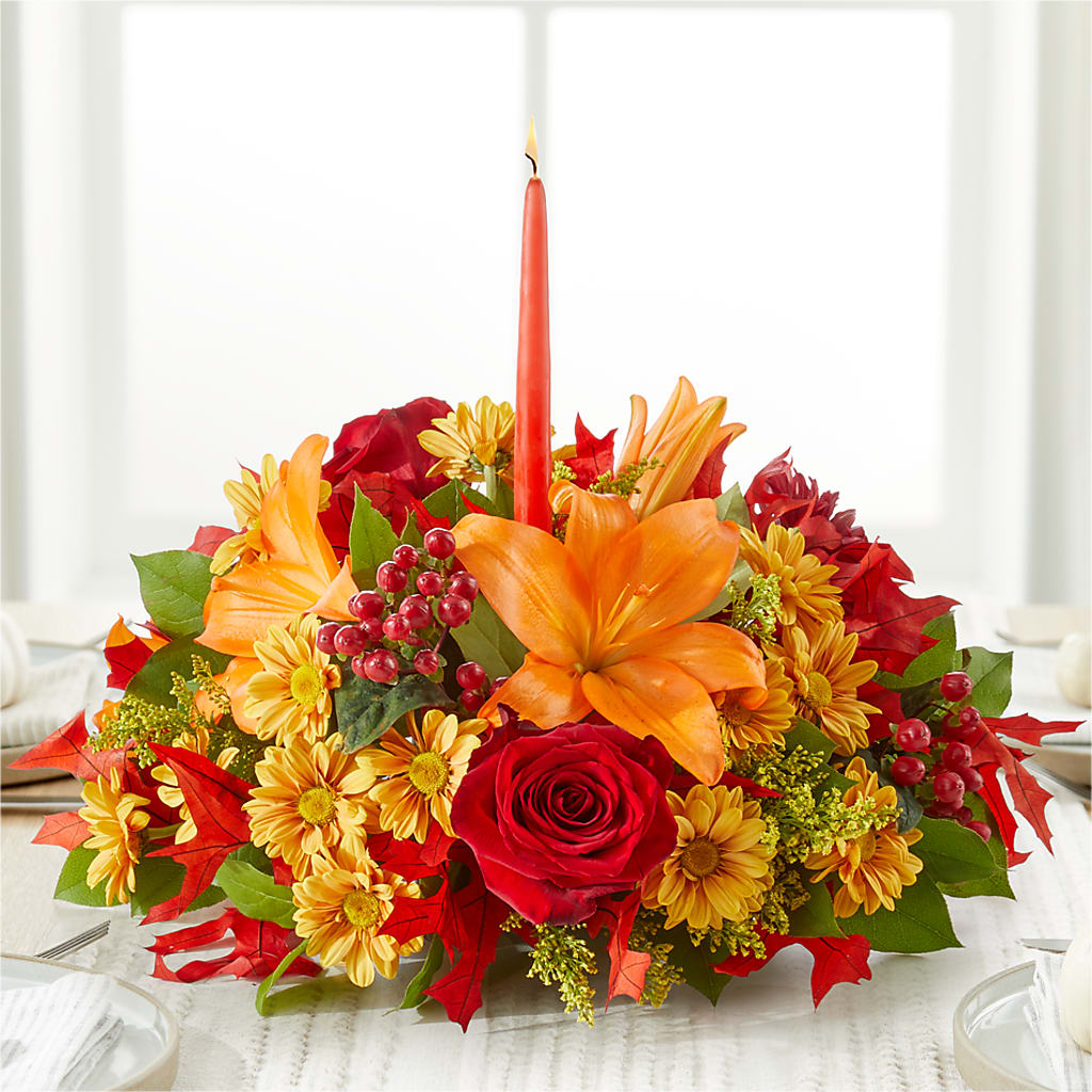 Autumn's Embrace Centerpiece –  Star Market, West Bridgewater MA
