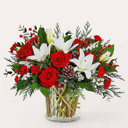 Best in Snow Bouquet –  Star Market, West Bridgewater MA