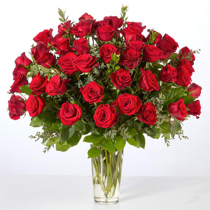 Forever Yours Fifty Stem Red Rose Bouquet –  Star Market, West Bridgewater MA